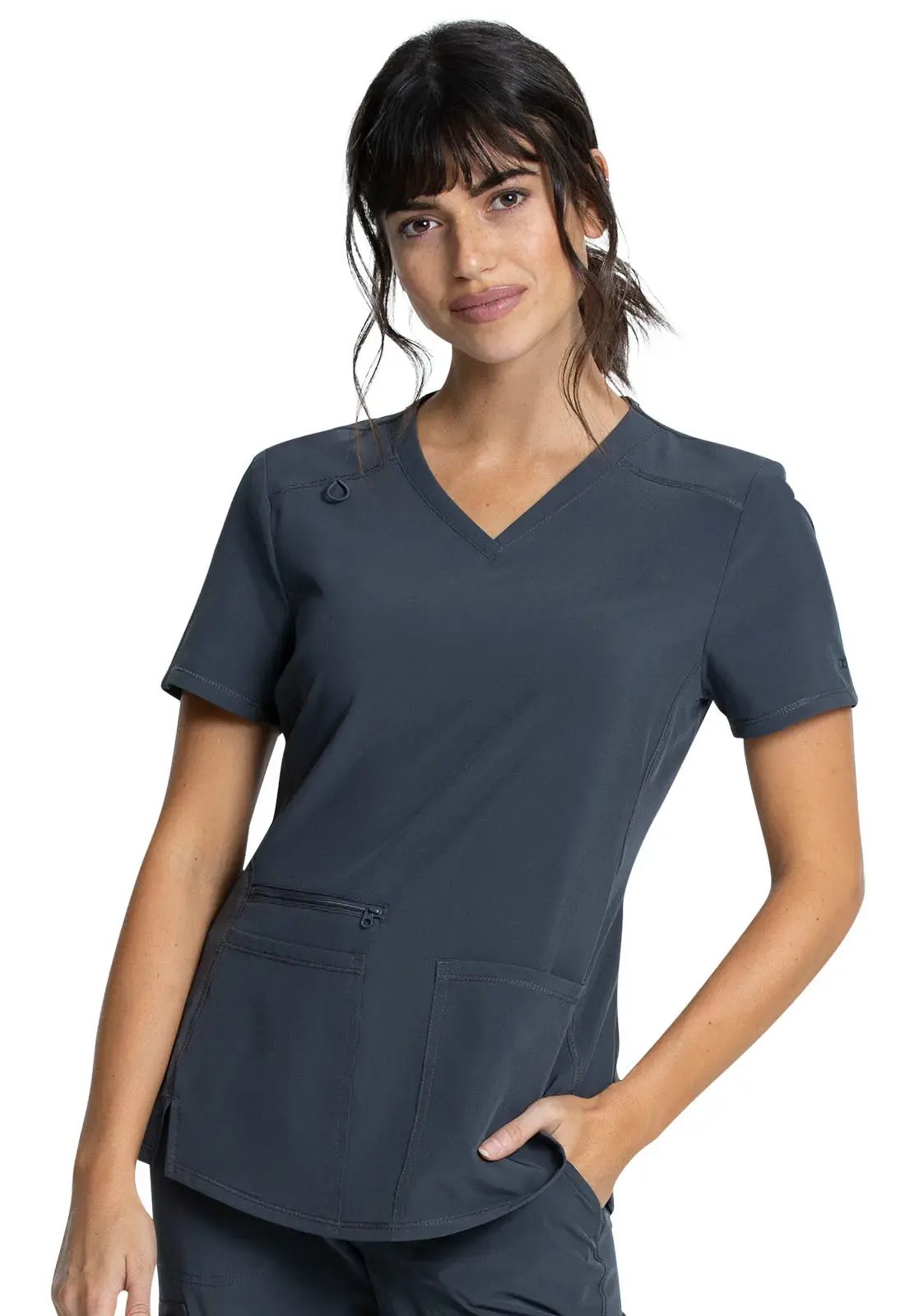 Cherokee Allura Women's Shirtail Scrub Top CKA685
